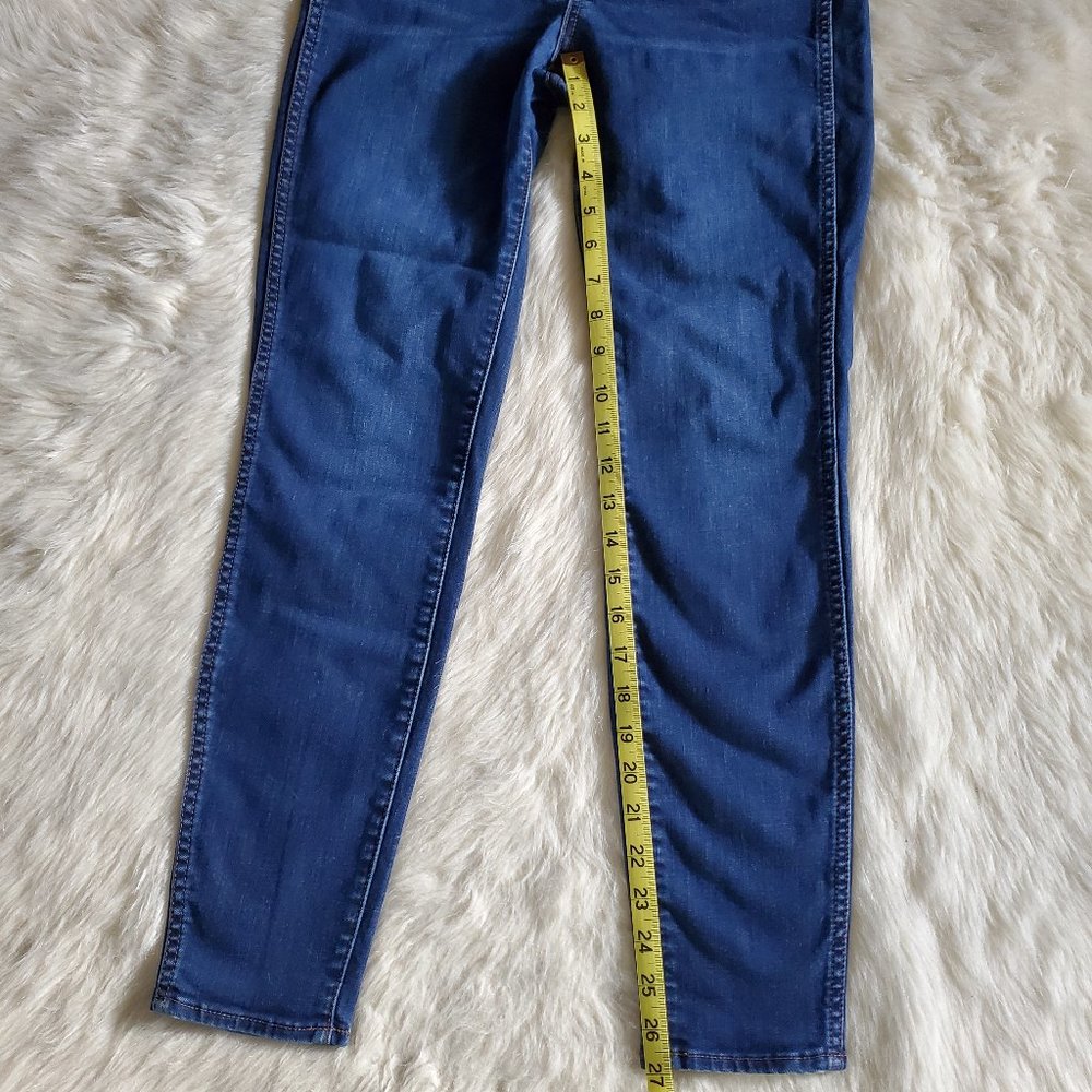 Madewell 10 Inch High Rise Skinny Jeans in Tarren Wash Thermolite Size 27 - Picture 15 of 15